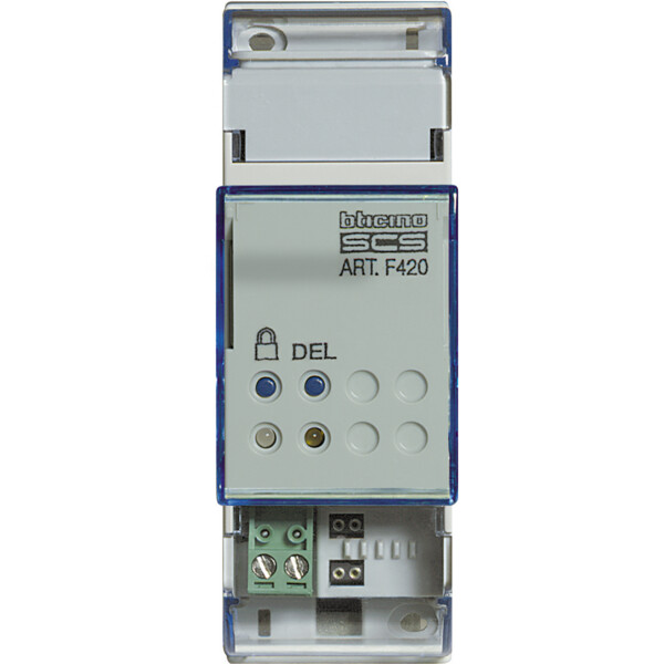 Module de scénarios Bticino MyHome Bus pour éclairage/moteur - Bticino Cofrel - F420
