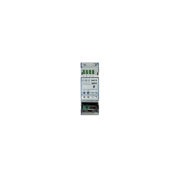 Actionneur pour gestion de température Bticino MyHome Up modulaire 2 relais indépendants - Bticino Cofrel - F430/2