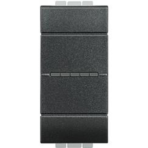 Va-et-vient axial anthracite Bticino Livinglight 16A 250V 1 module - Bticino Cofrel - BTL4053AN