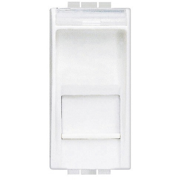 Prise RJ45 blanc Bticino Livinglight catégorie 6 FTP 1 module - Bticino Cofrel - N4279C6F