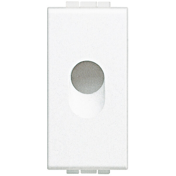 Sortie de câble blanche Bticino Livinglight diamètre 9mm 1 module - Bticino Cofrel - N4953