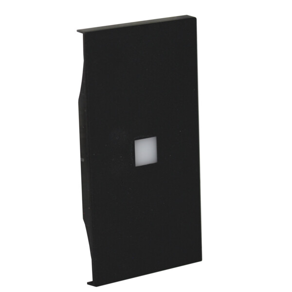 Enjoliveur Living Now haute luminosité MyHOME_Up 2 modules - noir mat - Bticino Cofrel - BTKG01MH2X