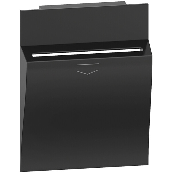 Enjoliveur Living Now pour interrupteurs à badge - noir mat - Bticino Cofrel - BTKG22M2