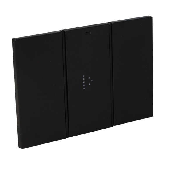 Touche tactile multifonction personnalisable Living Now 1 module pour dalle électrique MyHOME_Up - noir mat - Bticino Cofrel - BTKG8011