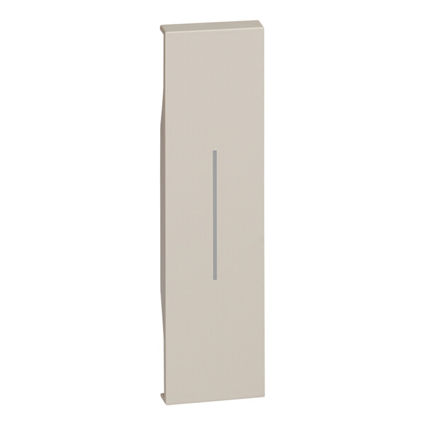 Enjoliveur Living Now pour commande d'éclairage standard ou lumineuse 1 module - sable - Bticino Cofrel - BTKM01