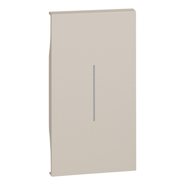 Enjoliveur Living Now pour commande d'éclairage standard ou lumineuse 2 modules - sable - Bticino Cofrel - BTKM01M2