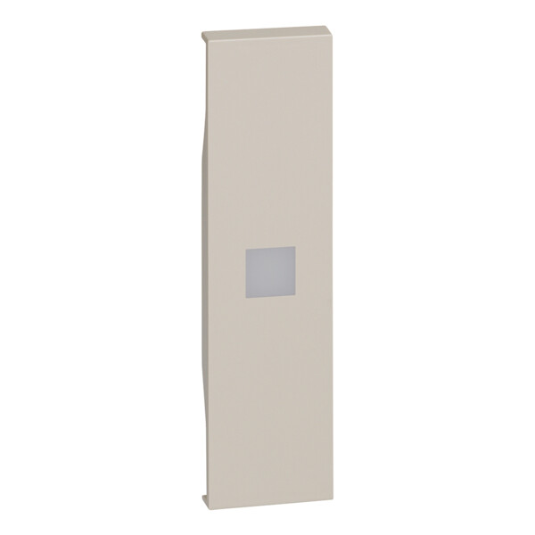 Enjoliveur Living Now pour commande d'éclairage avec voyant à forte intensité lumineuse 1 module - sable - Bticino Cofrel - BTKM01X