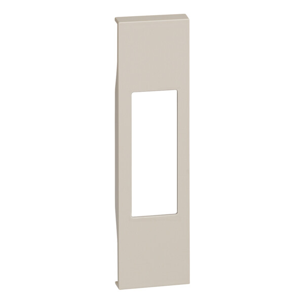 Plastron de finition Living Now pour interrupteur bipolaire 1 module - sable - Bticino Cofrel - BTKM02
