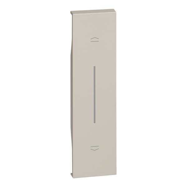 Enjoliveur Living Now pour poussoir de volets roulants et commande MyHOME_Up 1 module - sable - Bticino Cofrel - BTKM05