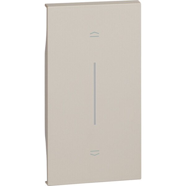 Enjoliveur Living Now pour poussoir de volets roulants 2 modules - sable - Bticino Cofrel - BTKM05M2