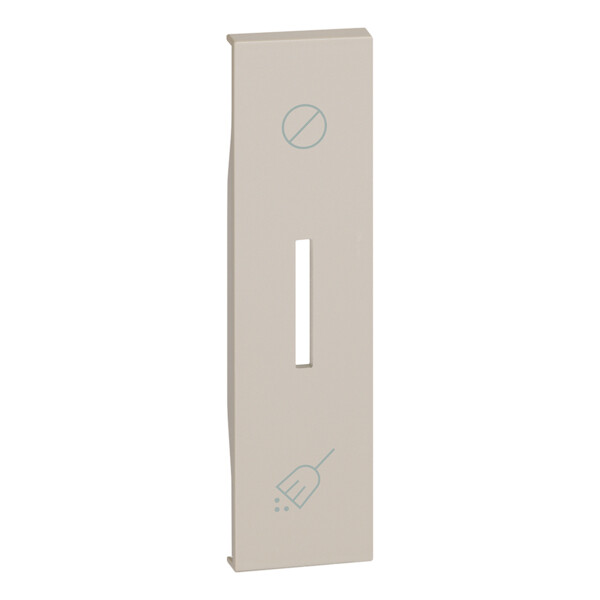 Enjoliveur Living Now pour commande indicateur extérieur Ne pas déranger et Faire la Chambre - sable - Bticino Cofrel - BTKM06H