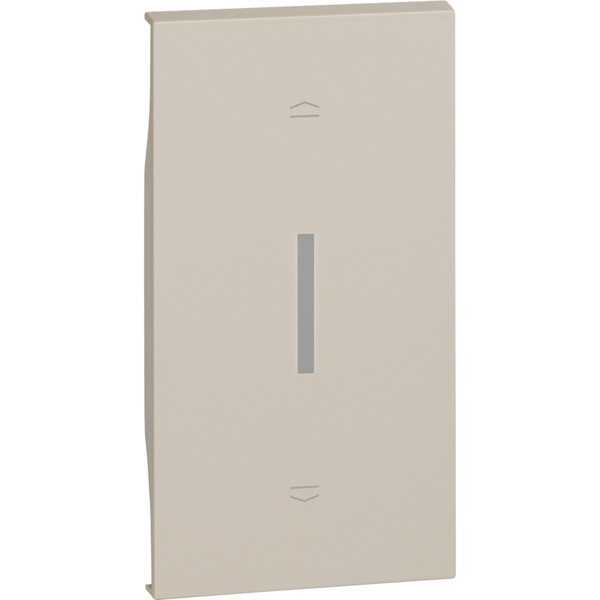 Enjoliveur Living Now pour interrupteur de volets roulants 2 modules - sable - Bticino Cofrel - BTKM06M2