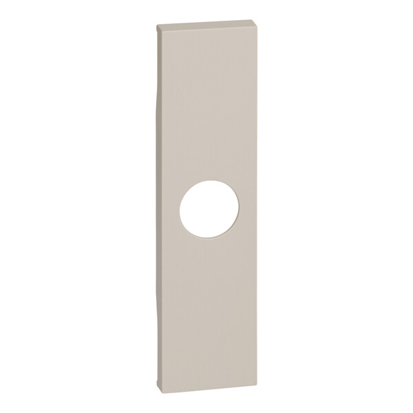 Enjoliveur Living Now pour prises TV simple mâle et type F à visser et sortie de fil Ø9mm 1 module - sable - Bticino Cofrel - BTKM08