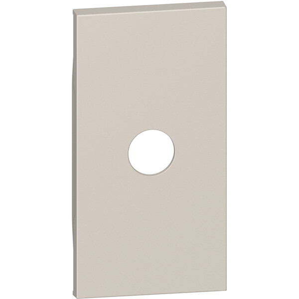 Enjoliveur Living Now pour prises TV simple mâle et type F à visser 2 modules - sable - Bticino Cofrel - BTKM08M2