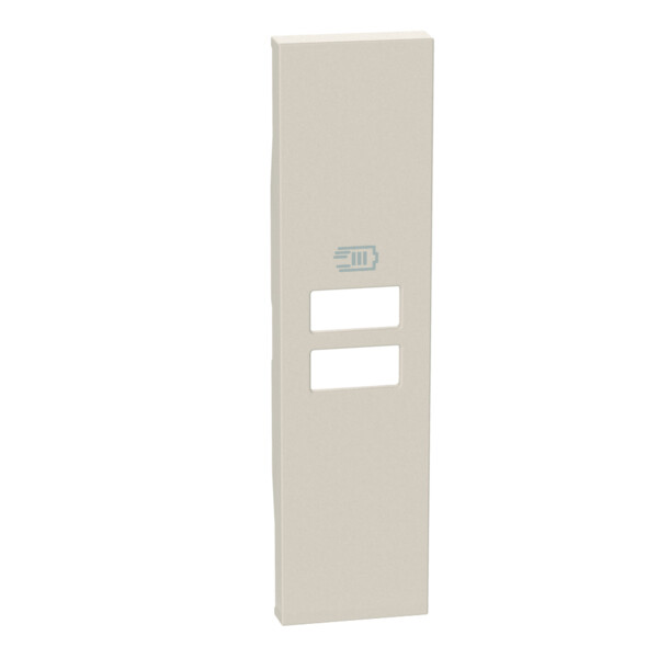 Enjoliveur prise chargeur USB double 1M sable Bticino - Bticino Cofrel - BTKM13C