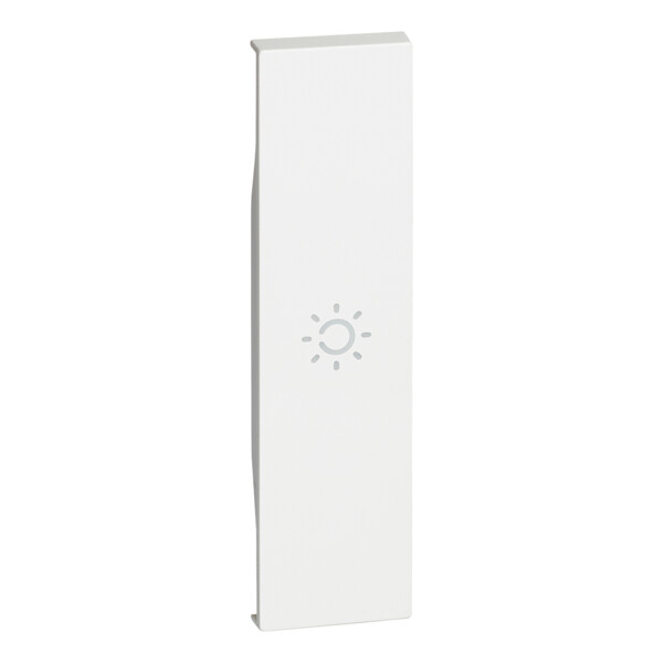Enjoliveur living now avec symbole lumière myhome_up 1 module - blanc - Bticino Cofrel - BTKW01A