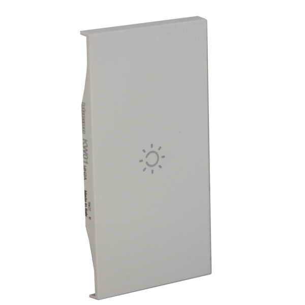 Enjoliveur Living Now avec symbole lumière MyHOME_Up 2 modules - blanc - Bticino Cofrel - BTKW01MH2A