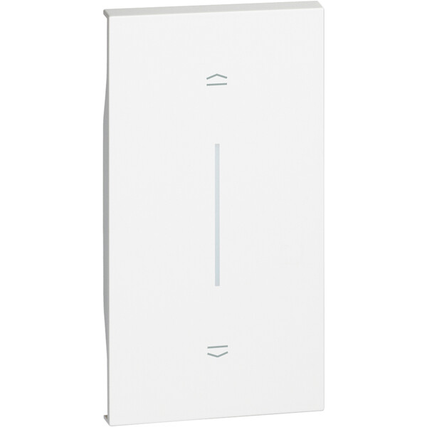 Enjoliveur Living Now pour poussoir de volets roulants 2 modules - blanc - Bticino Cofrel - BTKW05M2
