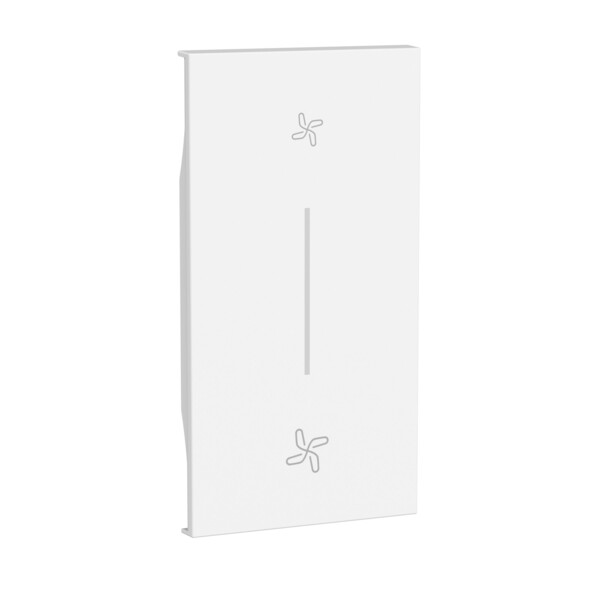 Enjoliveur Living Now 2 Modules pour Poussoir VMC Blanc Compatible Netatmo - Bticino Cofrel - BTKW05M2VMC