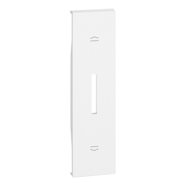 Enjoliveur Living Now pour interrupteur de volets roulants 1 module - blanc - Bticino Cofrel - BTKW06