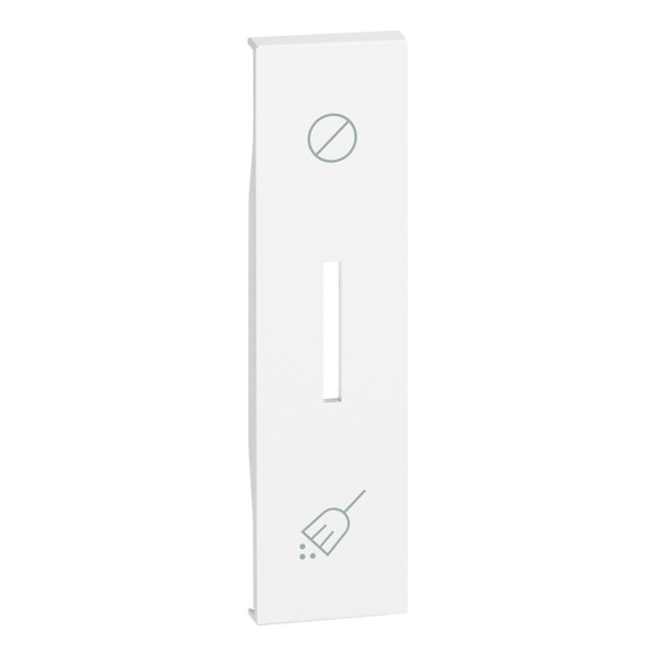 Enjoliveur Living Now pour commande indicateur extérieur Ne pas déranger et Faire la Chambre - blanc - Bticino Cofrel - BTKW06H