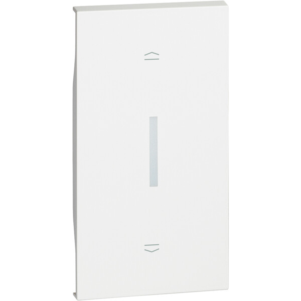 Enjoliveur Living Now pour interrupteur de volets roulants 2 modules - blanc - Bticino Cofrel - BTKW06M2