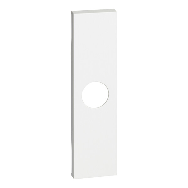 Enjoliveur Living Now BTicino Blanc – pour Prises TV Simple Mâle et Type F à Visser et Sortie de Fil Ø9mm – 1 Module - Bticino Cofrel - BTKW08