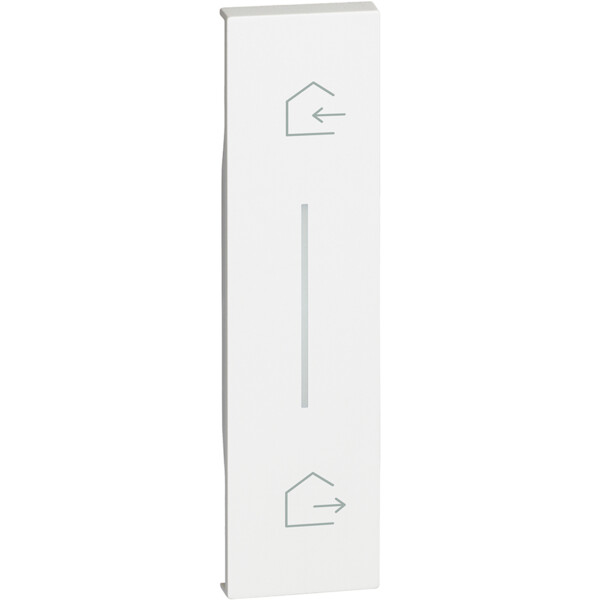 Enjoliveur 1 Module Blanc Living Now pour Commande Départ/Arrivée Netatmo - Bticino Cofrel - BTKW40