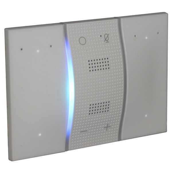 Commande numérique Living Now avec assistant vocal Alexa intégré MyHOME_Up pour dalle électrique - blanc - Bticino Cofrel - BTKW8013