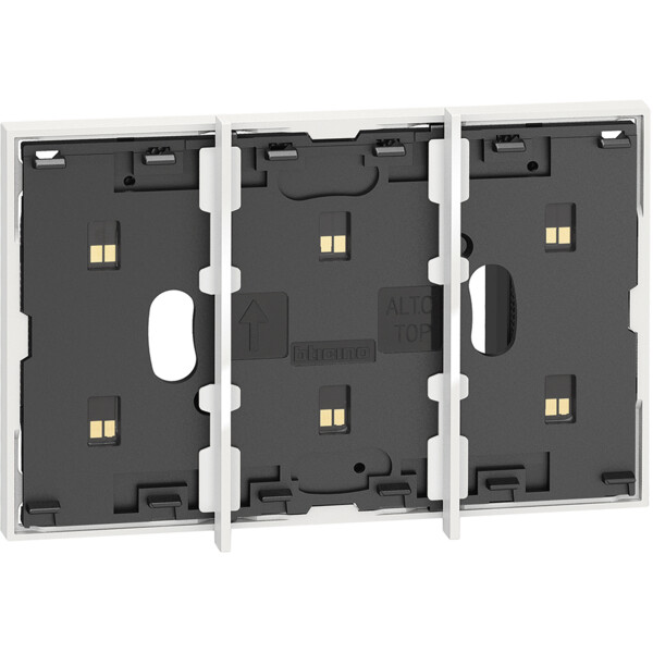 Dalle électrique Living Now pour commandes vocales , touches tactiles d'éclairage et multifonction MyHOME_Up - blanc - Bticino Cofrel - BTKW8102P1
