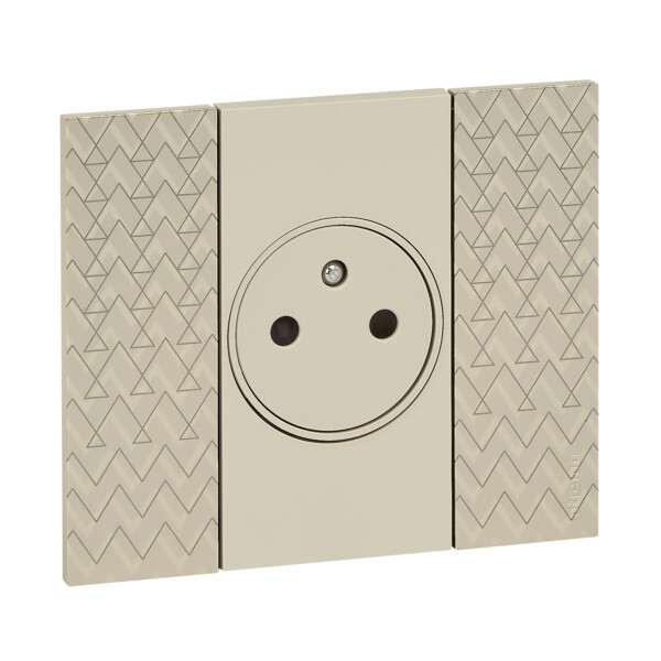 Prise de courant surface Living Now Bticino Cofrel - 2 modules - encastré - noir - Bticino Cofrel - BTK4142A