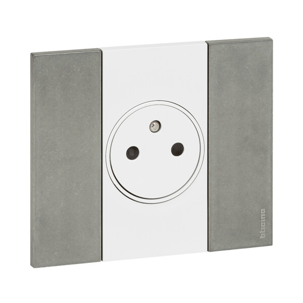 Prise de courant surface Living Now Bticino Cofrel - 2 modules - encastré - noir - Bticino Cofrel - BTK4142A