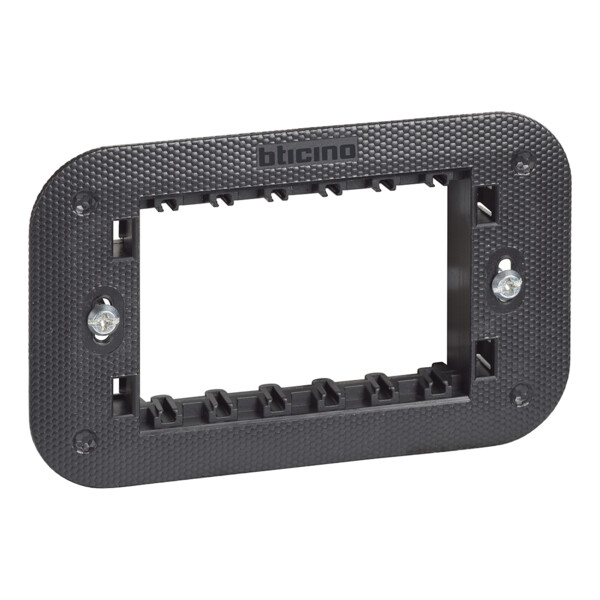 Support de montage Living Now - 3 modules - Bticino Cofrel - BTK4703