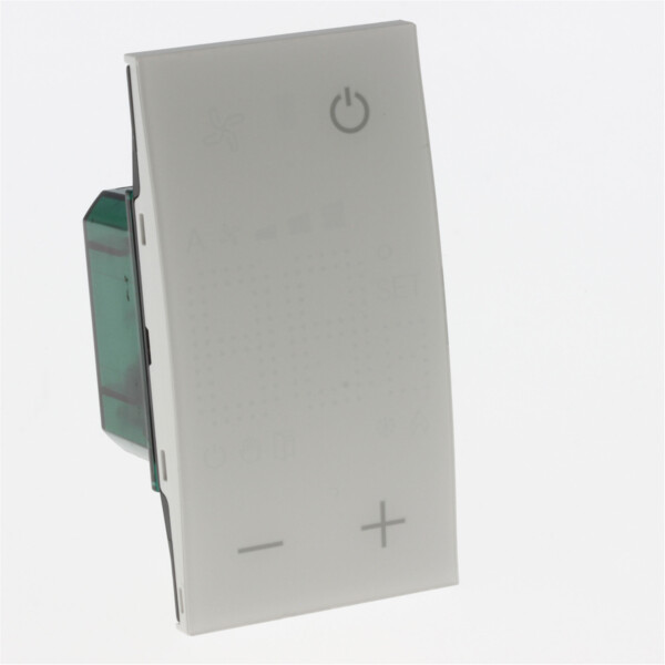 Thermostat Living Now avec afficheur pour contrôle sur 1 zone MyHOME_Up 2 modules - blanc - Bticino Cofrel - BTKW4691