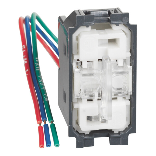 Commande intérieure pour indicateur de signal extérieur de chambre d'hôtel Living Now - 1 module - Bticino Cofrel - BTK4027H