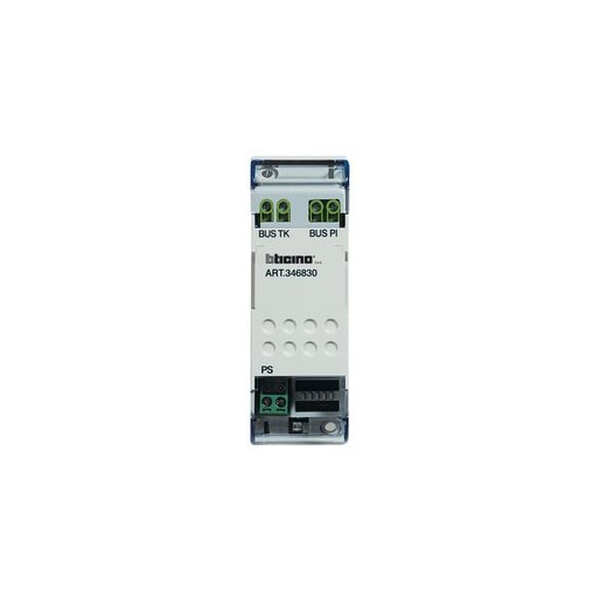 Adaptateur modulaire vidéo pour installations vidéo BUS 2 fils - 2 modules - Bticino Cofrel - 346830