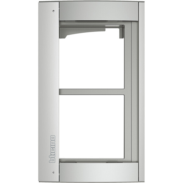 Châssis + cadre support Sfera New - 2 modules - Allmetal - Bticino - Bticino Cofrel - 350221