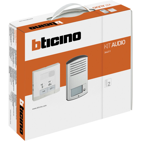 Kit Audio Bus 2 Fils Mains Libres (Nouveau CK2) - Bticino - Bticino Cofrel - 364211