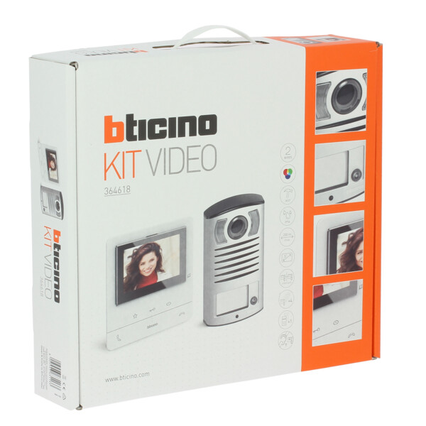 Kit Portier Vidéo Couleur Classe 100 Basique Bticino Cofrel – avec Ecran 5 Pouces - Bticino Cofrel - BT364618