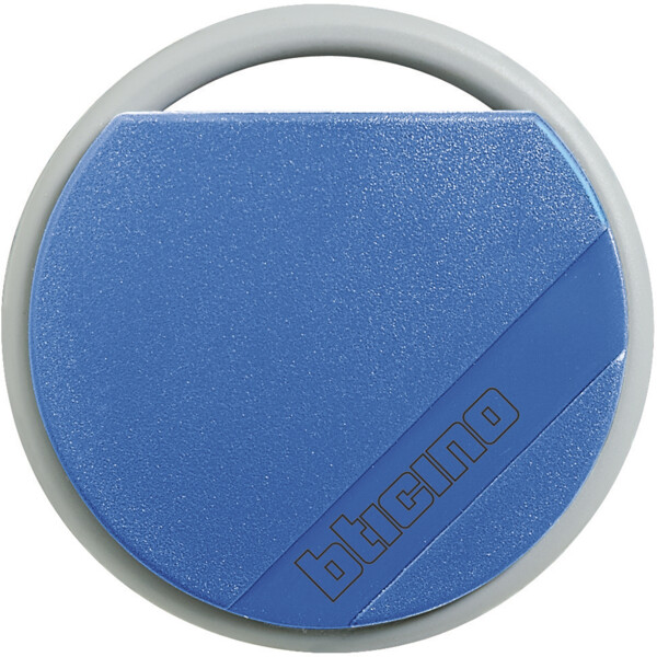 Badge de Proximité Résidents BTicino 13,56 MHz – Couleur Bleu - Bticino Cofrel - 348203