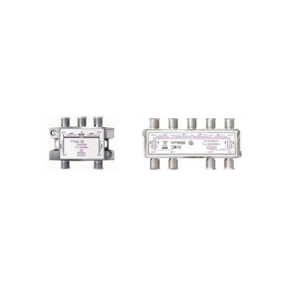 Répartiteur Terrestre et Satellite avec Passage d’Alimentation 4 Sorties Axitronic - CAE Axitronic - 330049