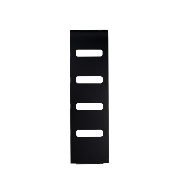 Elite 1 radiateur sèche-serviettes en verre noir astrakan 1300w - Campa - ICEL1SEPB13