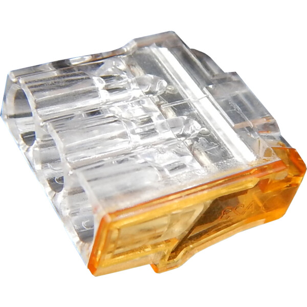 5000 bornes de connexion slim 3 entrées pour fils rigides 0,5 à 2,5mm2 24a-450v - Capri - 307503