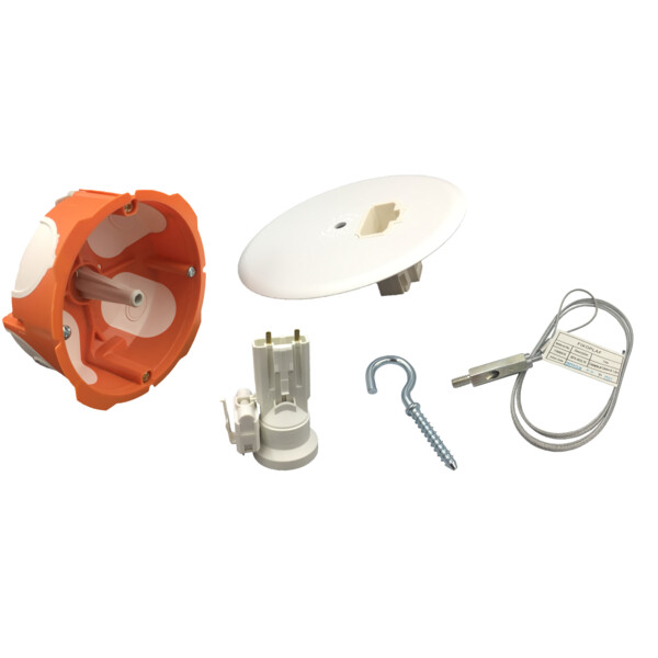Pot de centre dcl bbc capritherm 32a avec douille + fiche + fixoplaf - Capri - 713564