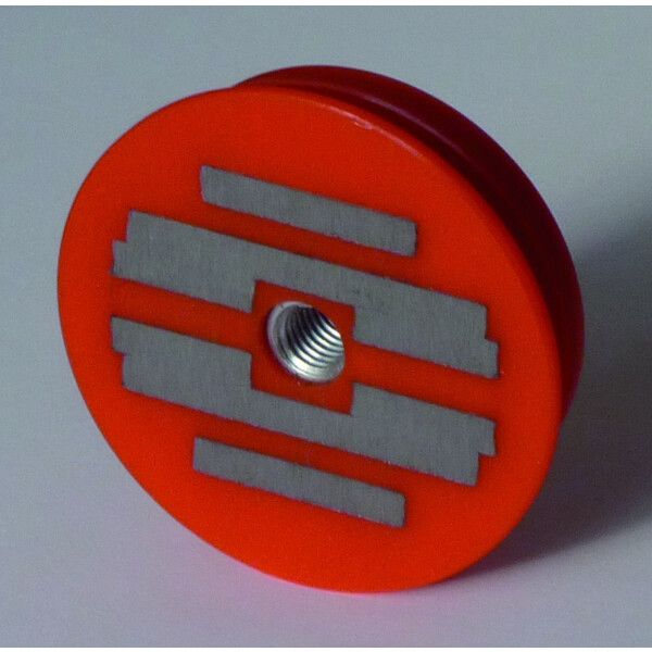 Aimant Resine Ø64 1200N Rouge Application sans feraillage - Capri - 499120