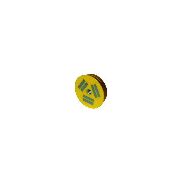 Aimant Resine Ø64 800N Jaune Application avec peu de feraillage - Capri - 499800