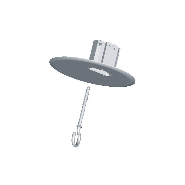 Kit point de centre DCL Capritherm couvercle Ø120 mm piton L85 mm - Capri - 495000