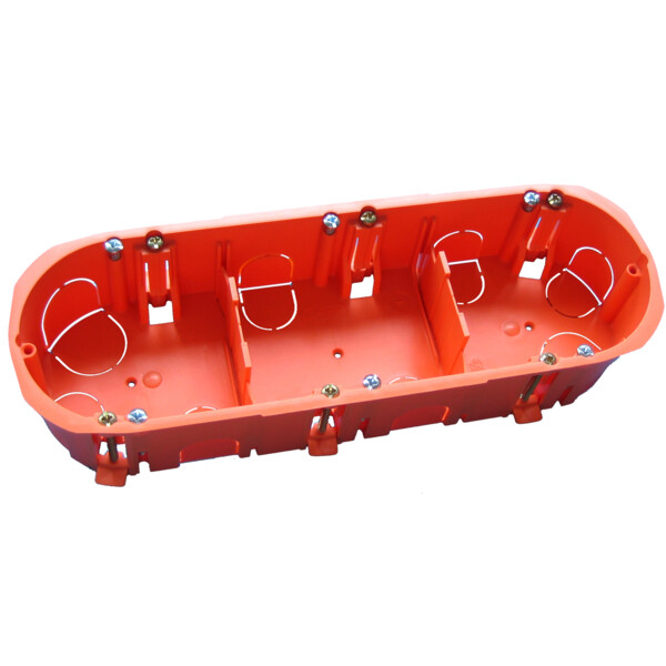 Boîte encastrement Capritherm cloison sèche 3 postes prof 40 mm entraxe 71 Capriclips Uniclips - Capri - 731039