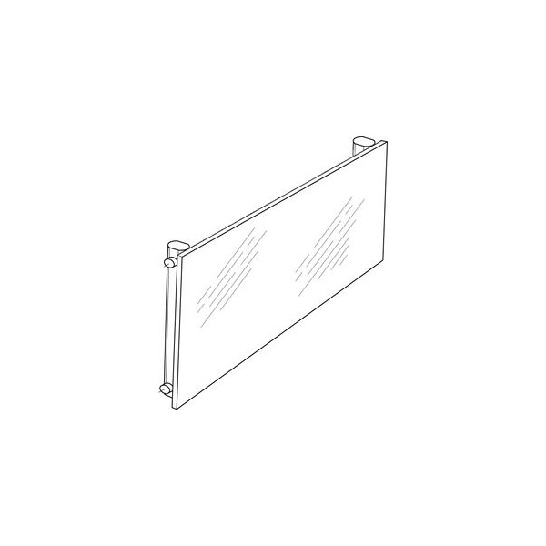 Acova Altima horizontal finition blanc - vm
