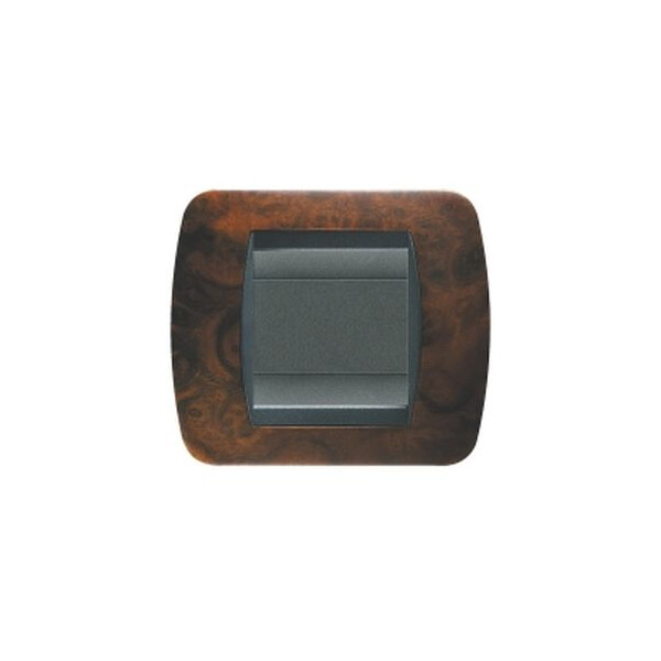 Plaques bticino living bois ronce de noyer